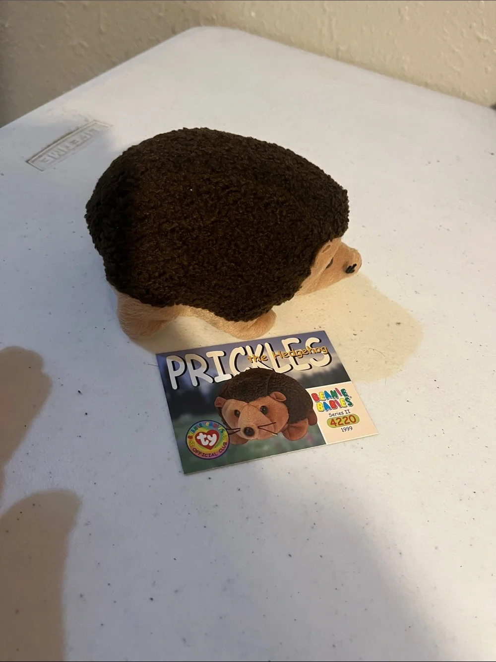 Ty Price the Hedgehog Plush - Brown, Tan